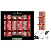 6 x 13.5" Deluxe Red & Gold Robin Crackers  Adomoo